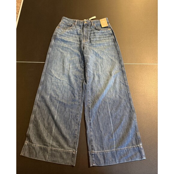 Madewell Denim - NWT Madewell Curvy Superwide-Leg Jeans 30 High Rise Wide Leg Baggy Denim Blue